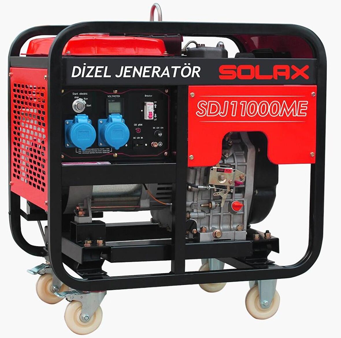 Solax SDJ 11000 ME 10 kVa Marşlı Monofaze Dizel Jeneratör