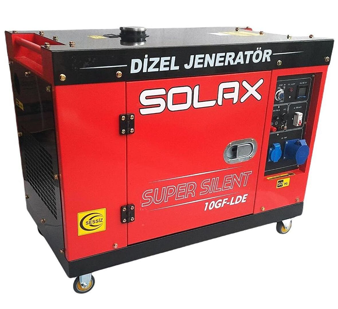 Solax 10GF-LDE 8,75 kVa Marşlı Kabinli Monofaze Dizel Jeneratör