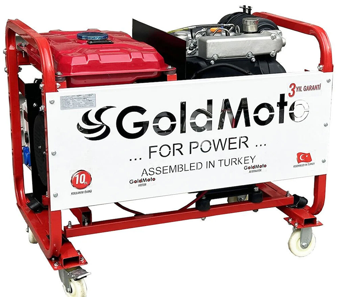 GoldMoto GM17TDJY Dizel Jeneratör 17kVA Trifaze Marşlı