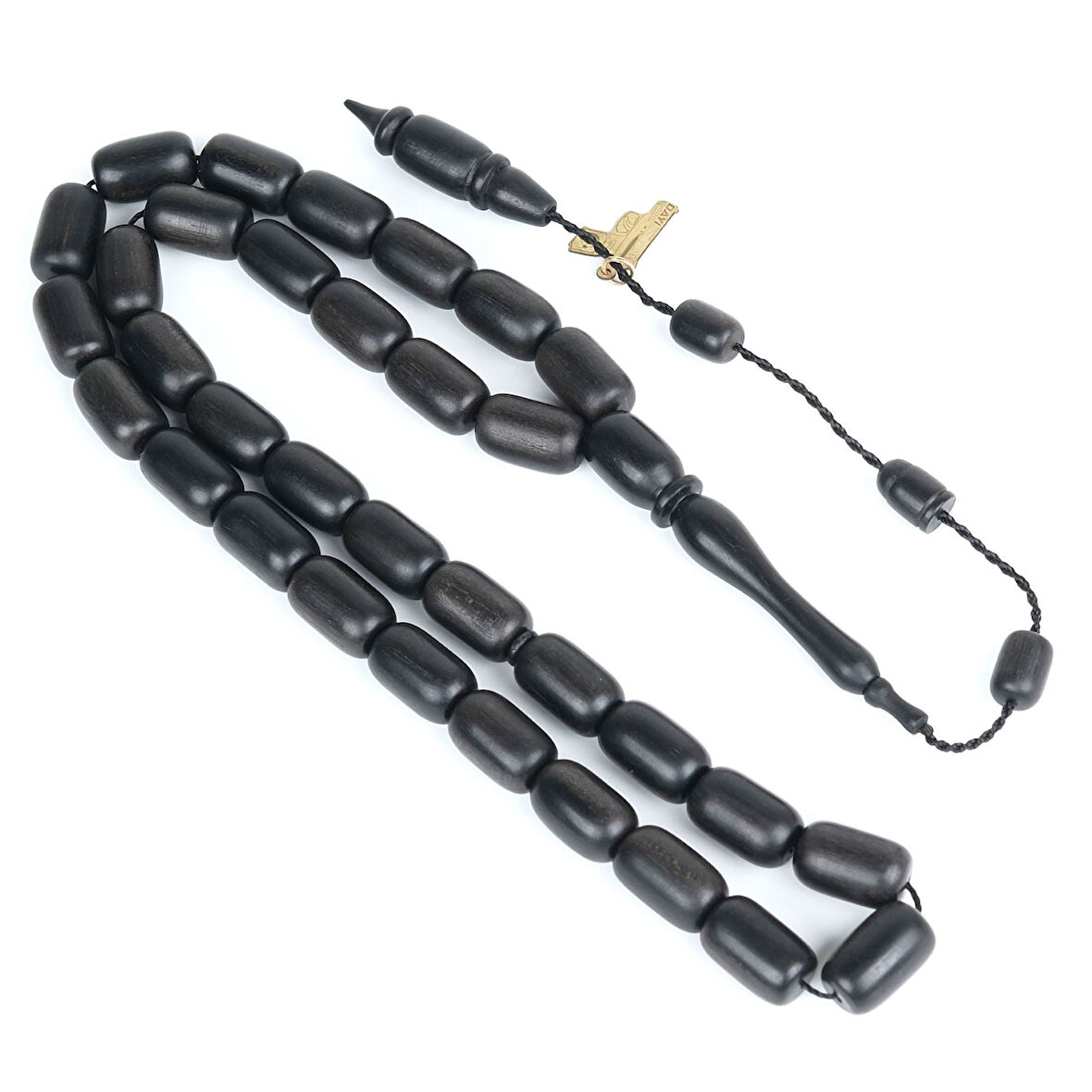 Abanoz Ağacı Kapsül Kesim 9x14mm Tesbih