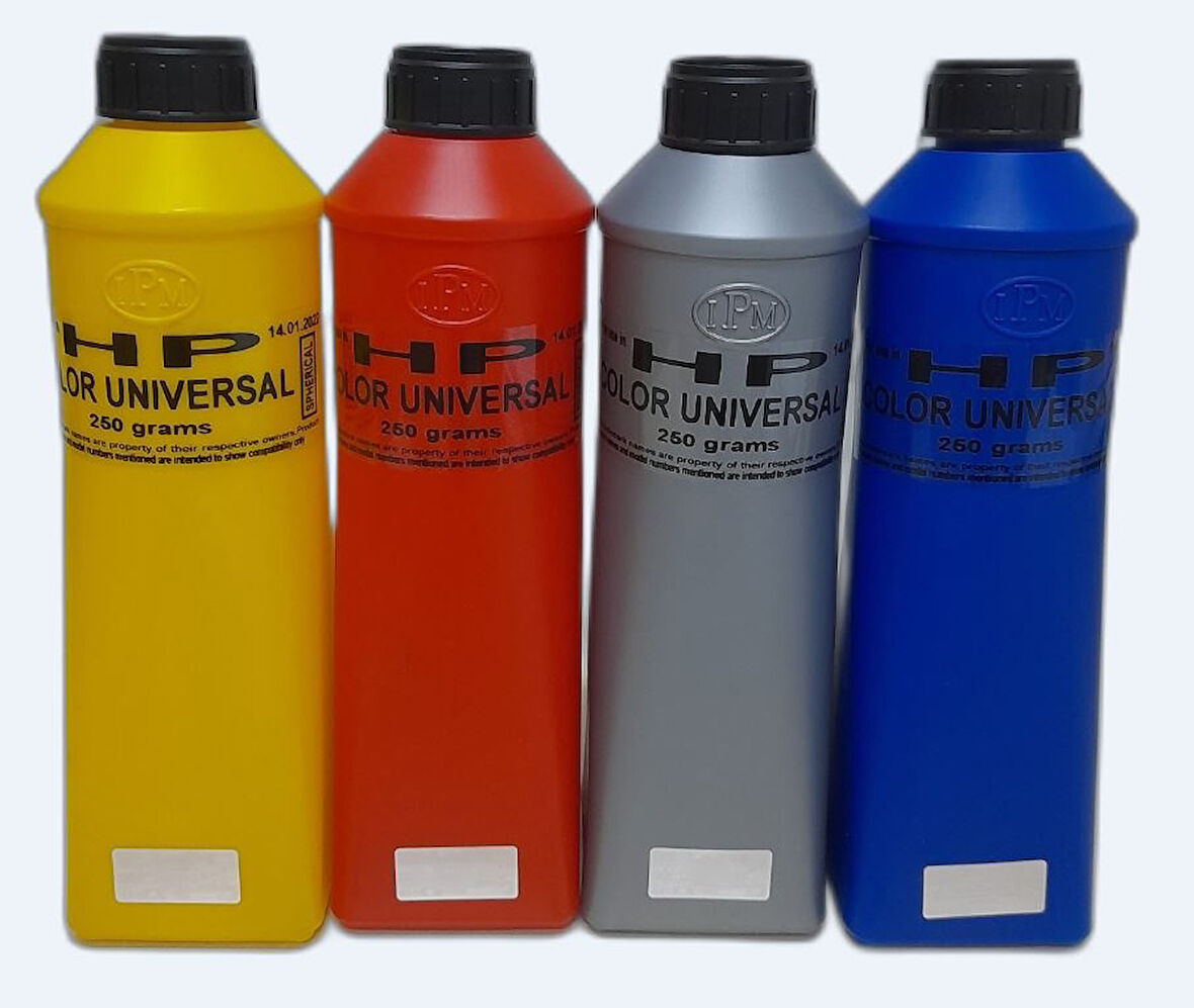 Hp Universal Muadil Renkli Toner Toz Set Hp Cp Series 250Gr Hp Universal Muadil Renkli Toner Toz Set Hp Cp Series 250Gr