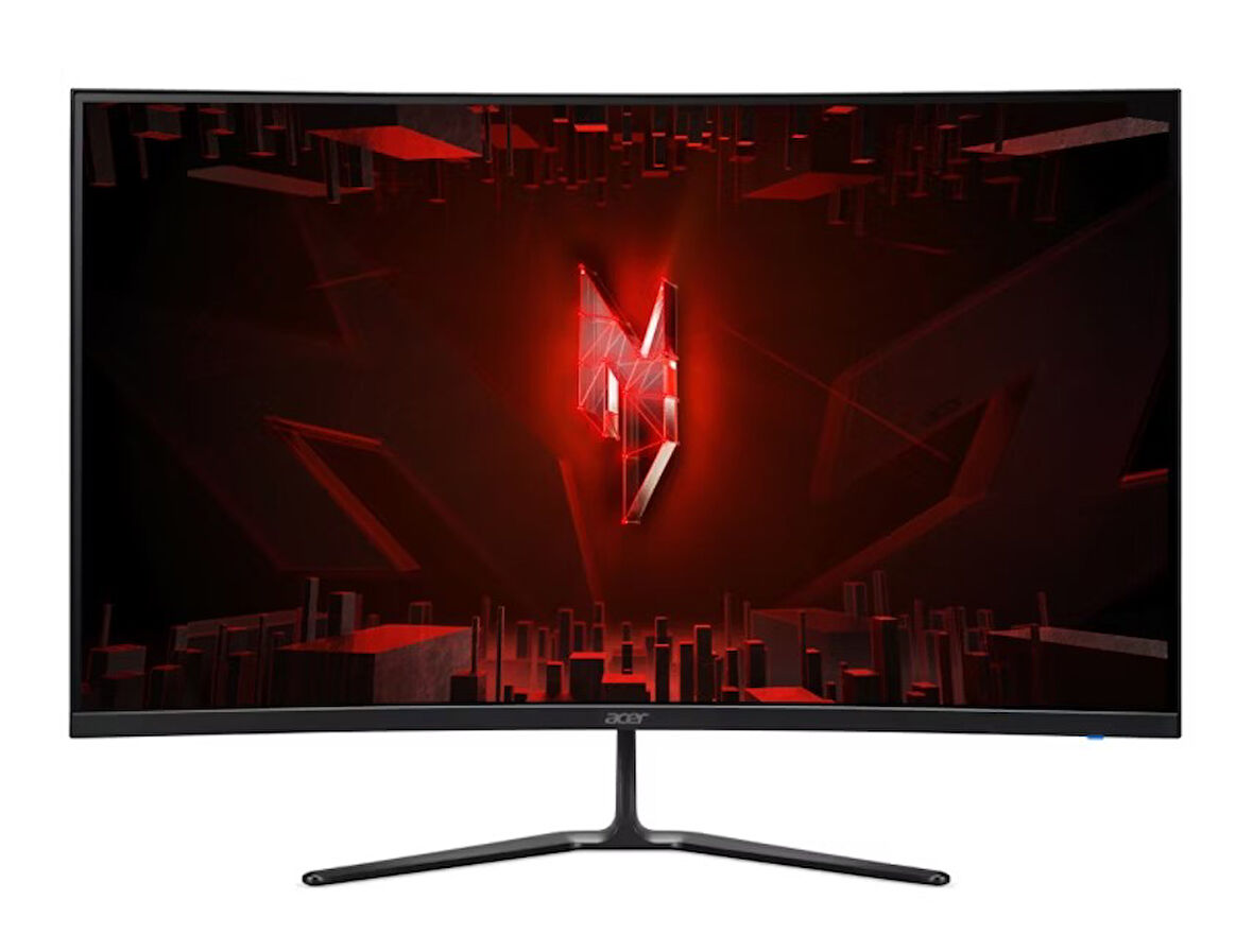 Acer Nitro ED320QRS3biip 31.5"(80cm) kavisli 1500R FHD Kenar çerçevesiz VA 180Hz 16:9 1ms(VRB) 250nits 2xHDMI DP 100x100 Vesa Audio out HDR 10 FreeSync Premium EU siyah - UM.JE0EE.301 zentraED320QRS3biip