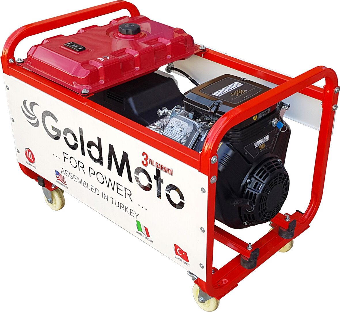 GoldMoto GM12BJBS Benzinli Jeneratör 11.8kVA Monofaze Marşlı