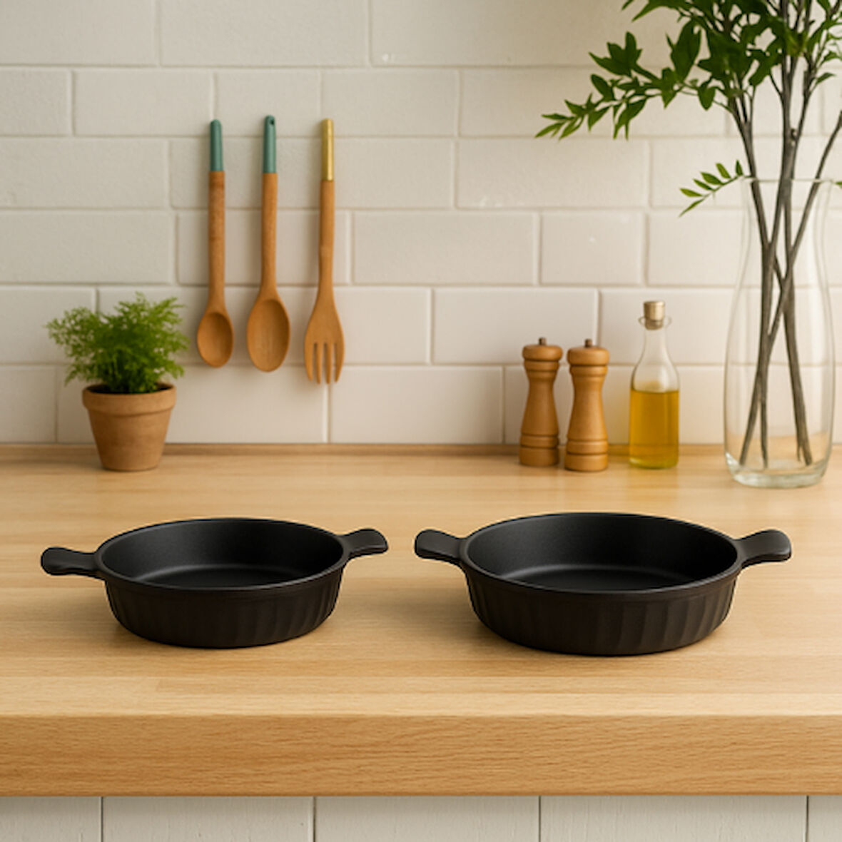 Kuvars İkili Sahan 20 - 22 Cm