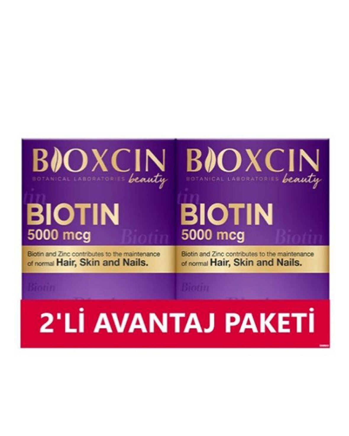 Bioxcin Biotin 5000 Mcg 1+1 Hediyeli