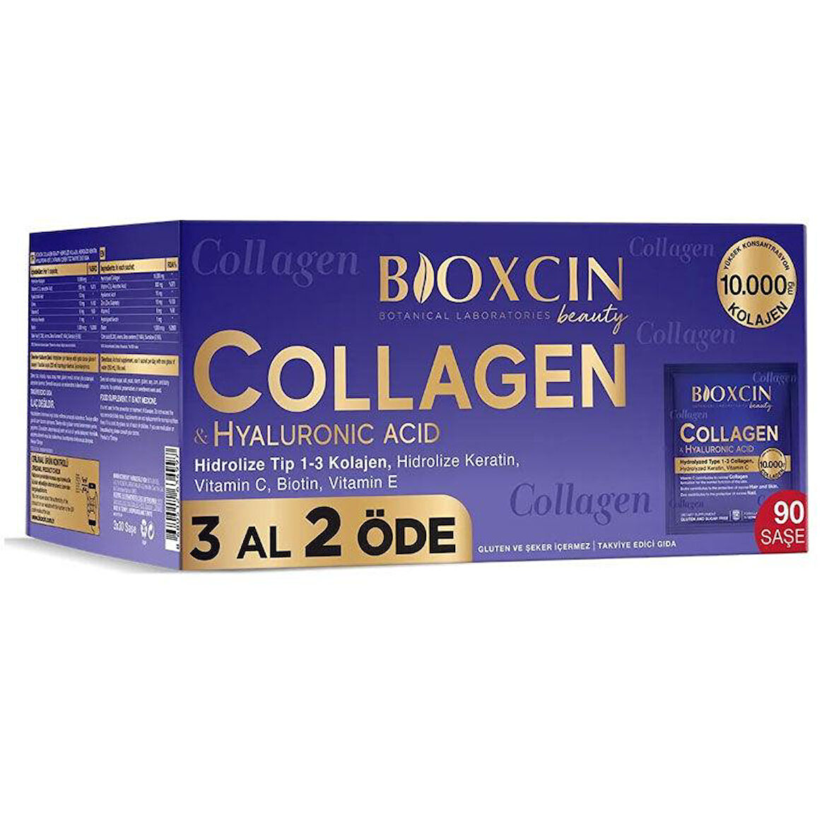 Bioxcin Beauty Collagen 90 Saşe - 3 AL 2 ÖDE