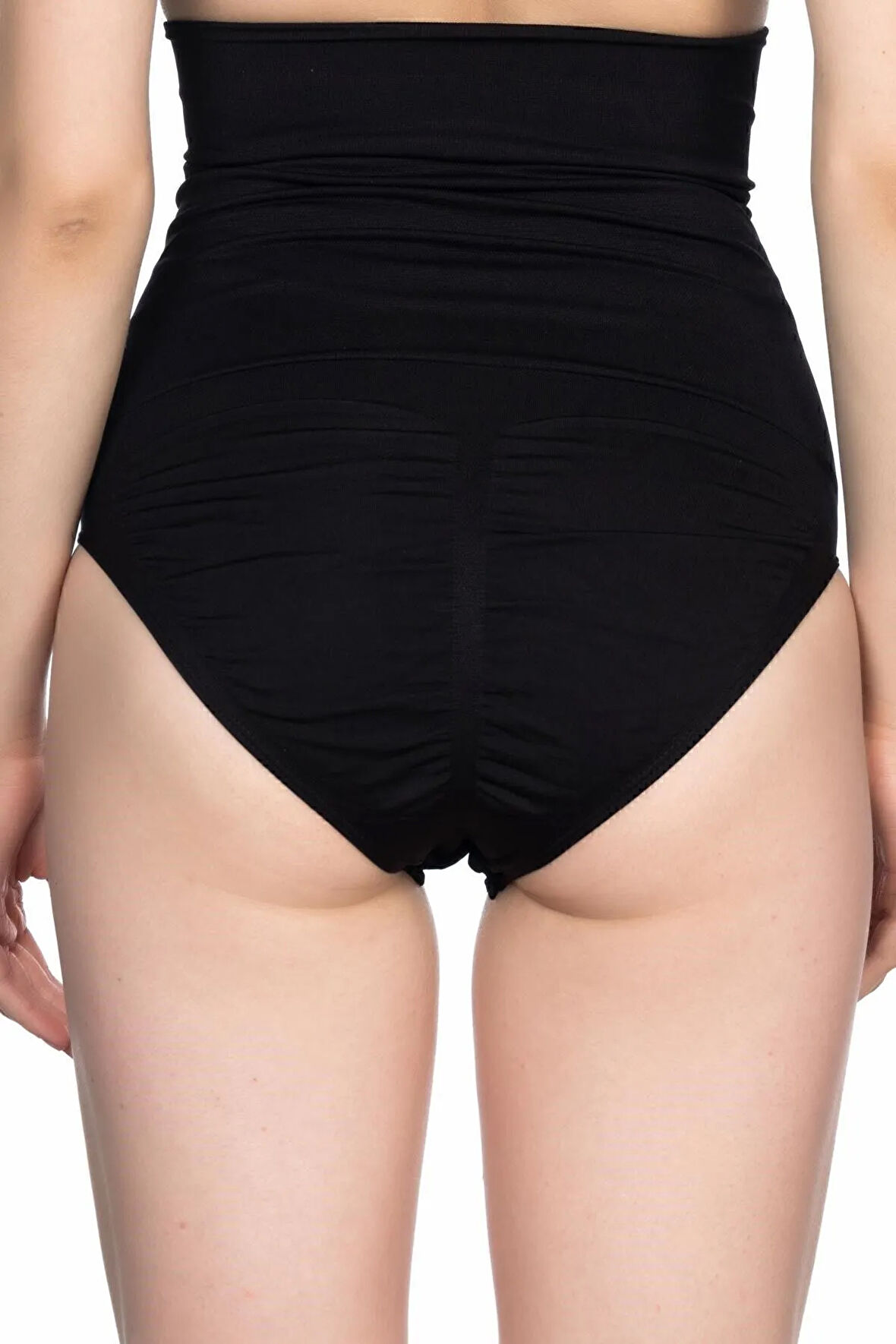 Siyah 2019 Double Yüksek Bel Çıtçıtlı Slip Korse