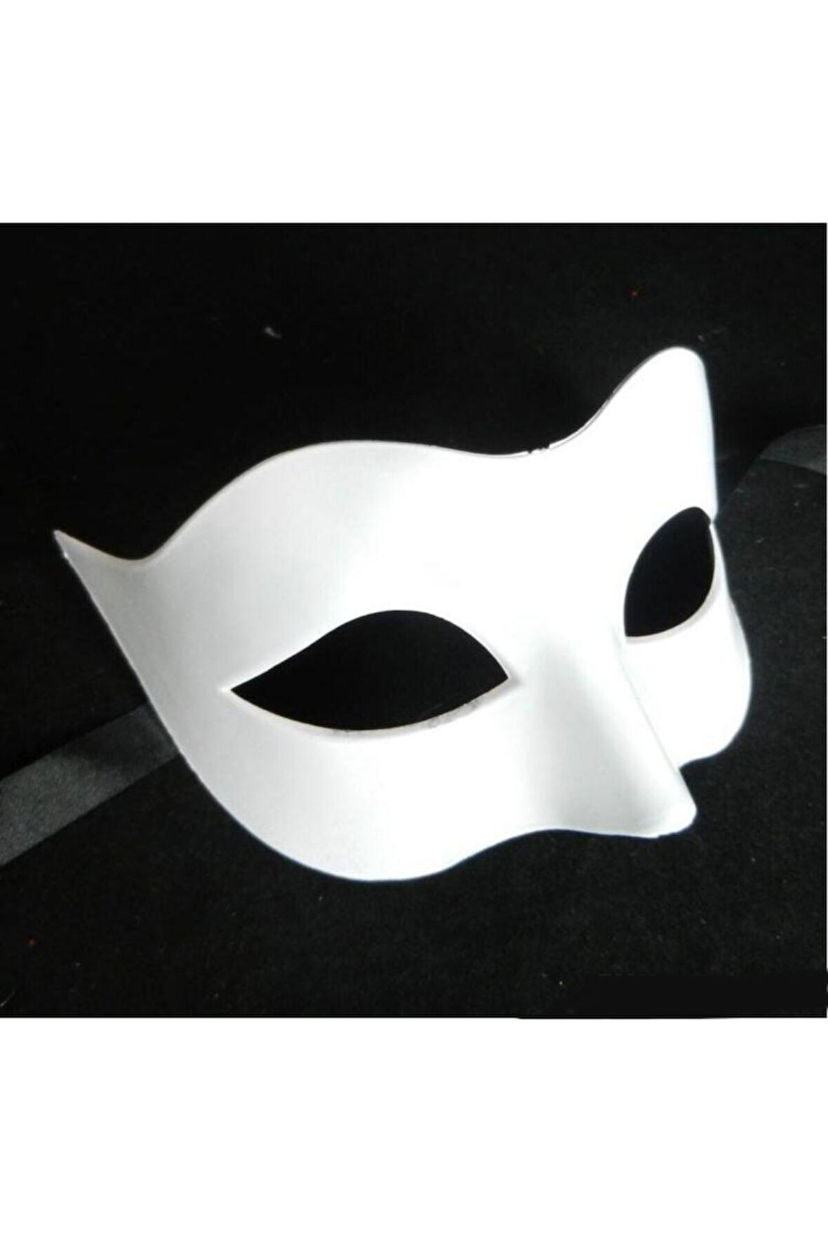 Beyaz Renk Masquerade Kostüm Partisi Venedik Balo Maskesi