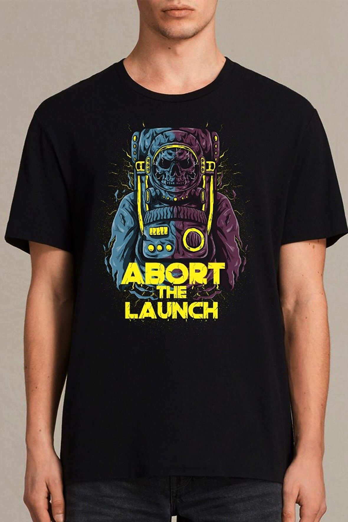 Erkek Siyah Astronot Kurukafa