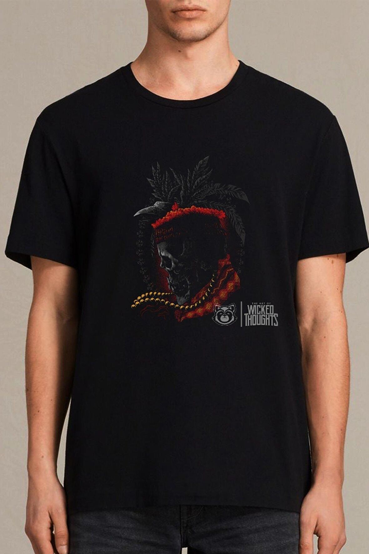 Erkek Siyah Kızılderili Kurukafa