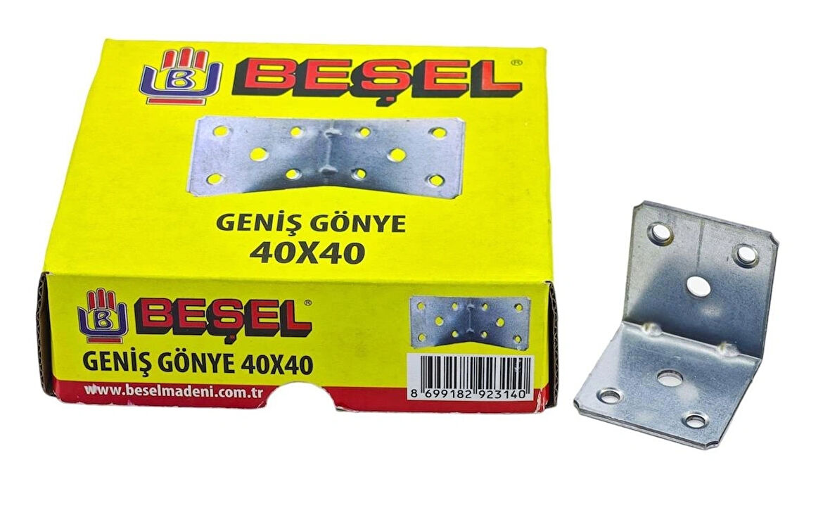 Beşel BA4040 40 Serisi 40x40 Mm Geniş Masa Gönye - 50 Adet
