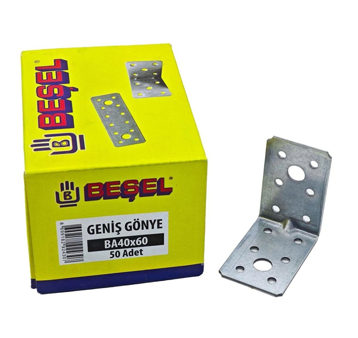 Beşel BA4060 40 Serisi 40x60 Mm Geniş Masa Gönye - 50 Adet