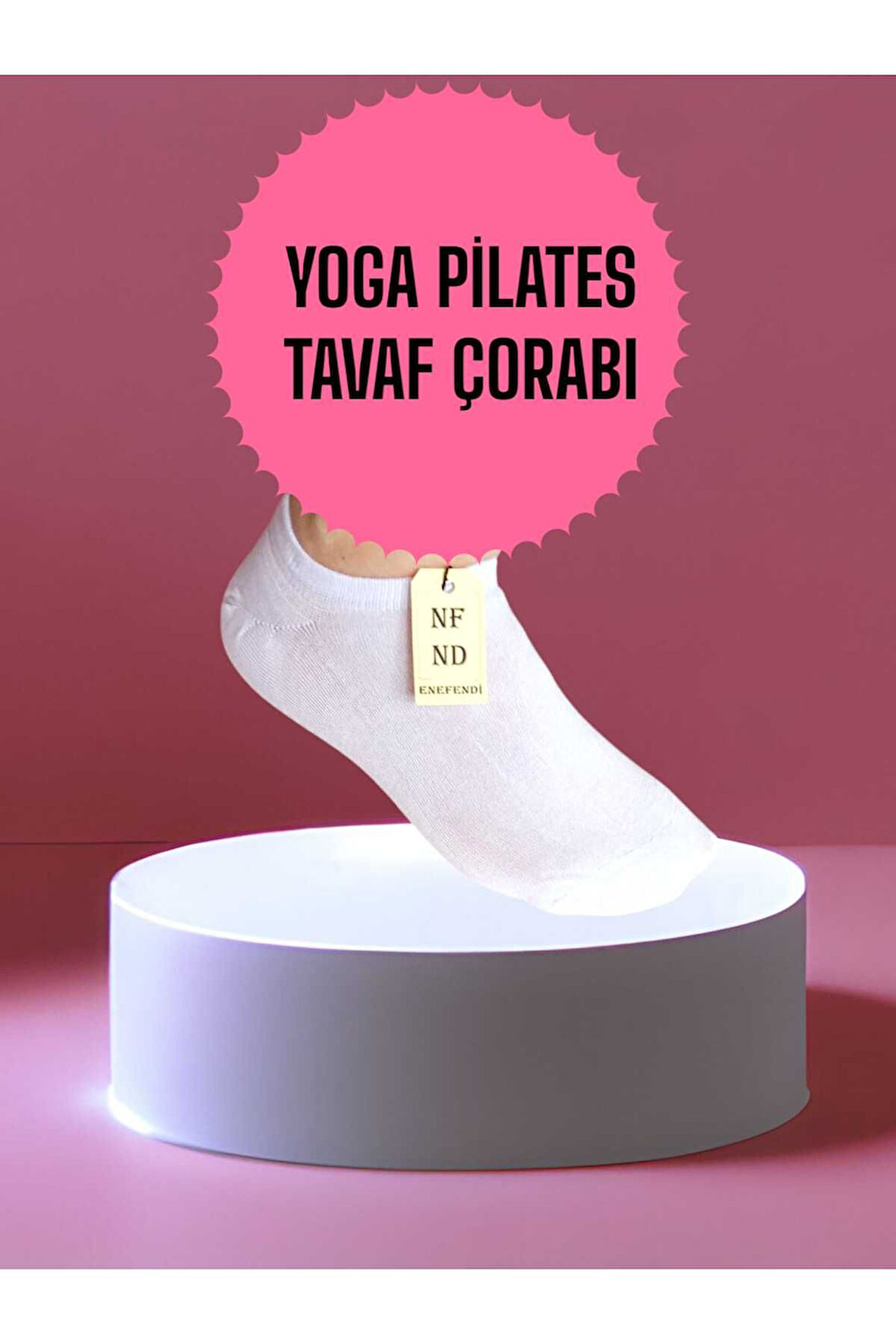 BABET ÇORAP GÖRÜNMEZ ÇORAP SPOR YOGA PİLATES SNEAKERS KAYMAZ SİLİKON TABAN 36-40 BEYAZ