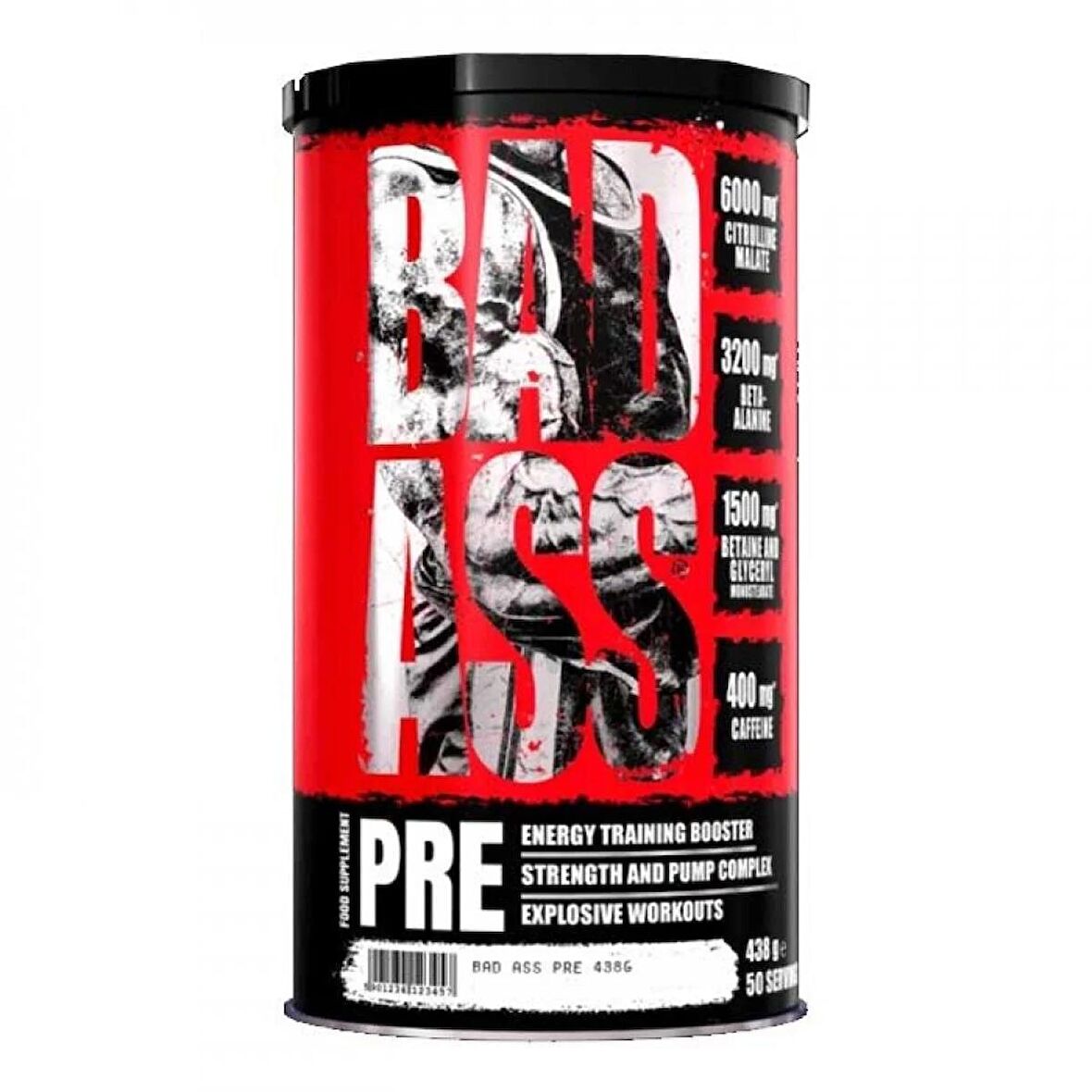 BAD ASS PREWORKOUT  438 g - 50 SERVİS