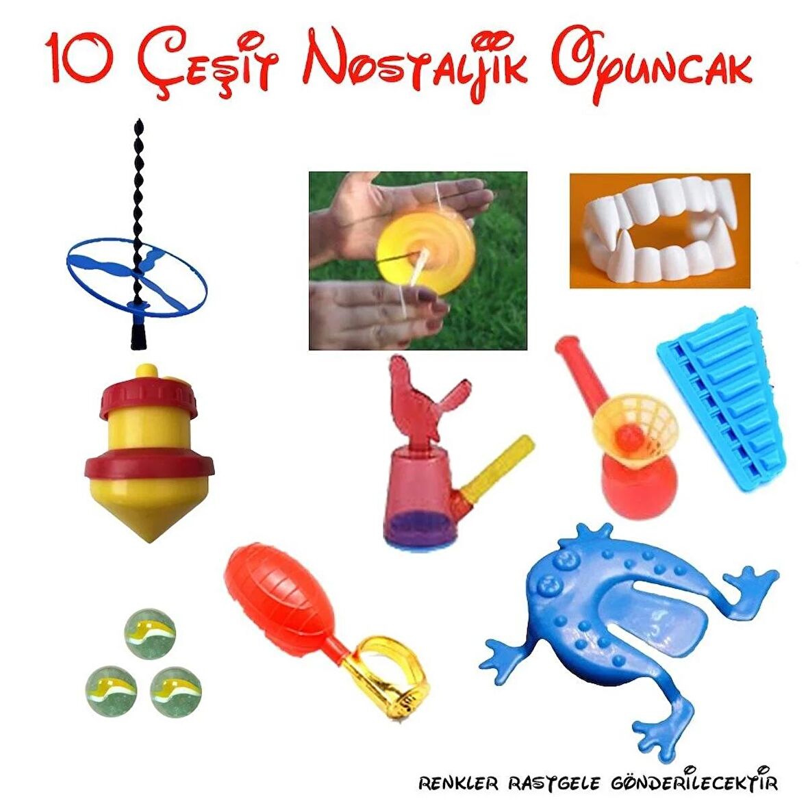 NOSTALJİK OYUNCAK PAKETİ 10 ÇEŞİT