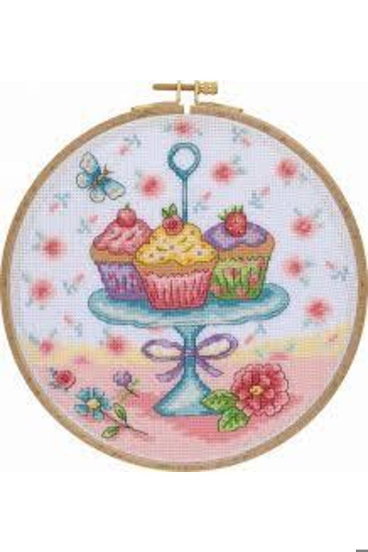 Kanaviçe Etamin Kiti CCS02 – cupcake