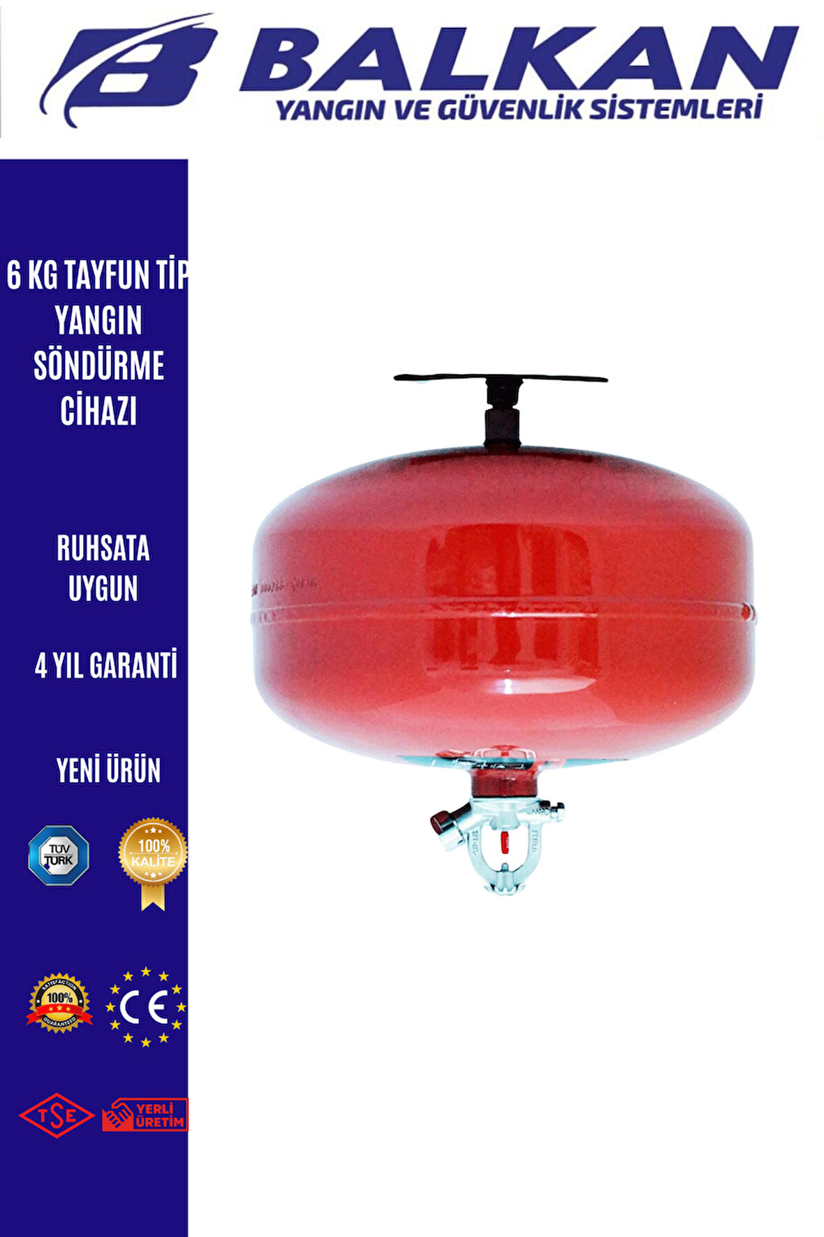 6 KG TAYFUN TİP YANGIN SÖNDÜRME CİHAZI