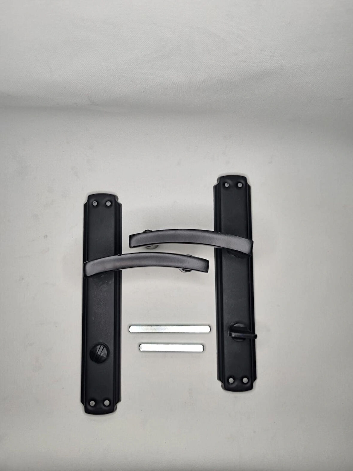 BALMONDİ KOL AYNALI SİYAH WC KAPI KOLU