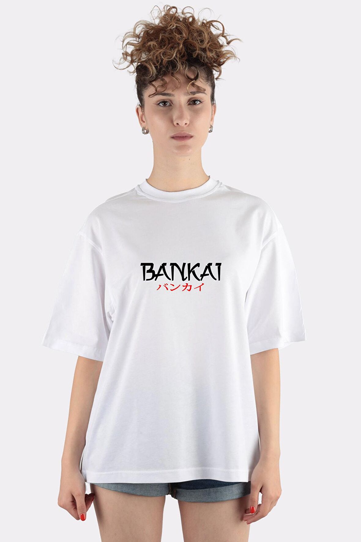 Bankai Kadın Oversize T-shirt