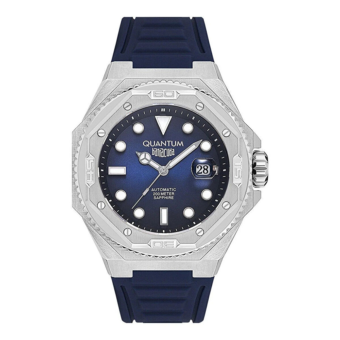 Quantum BAR1091.399 Erkek Kol Saati | 200M Dalgıç Stili, Otomatik Mekanizma, Koyu Mavi Şıklık