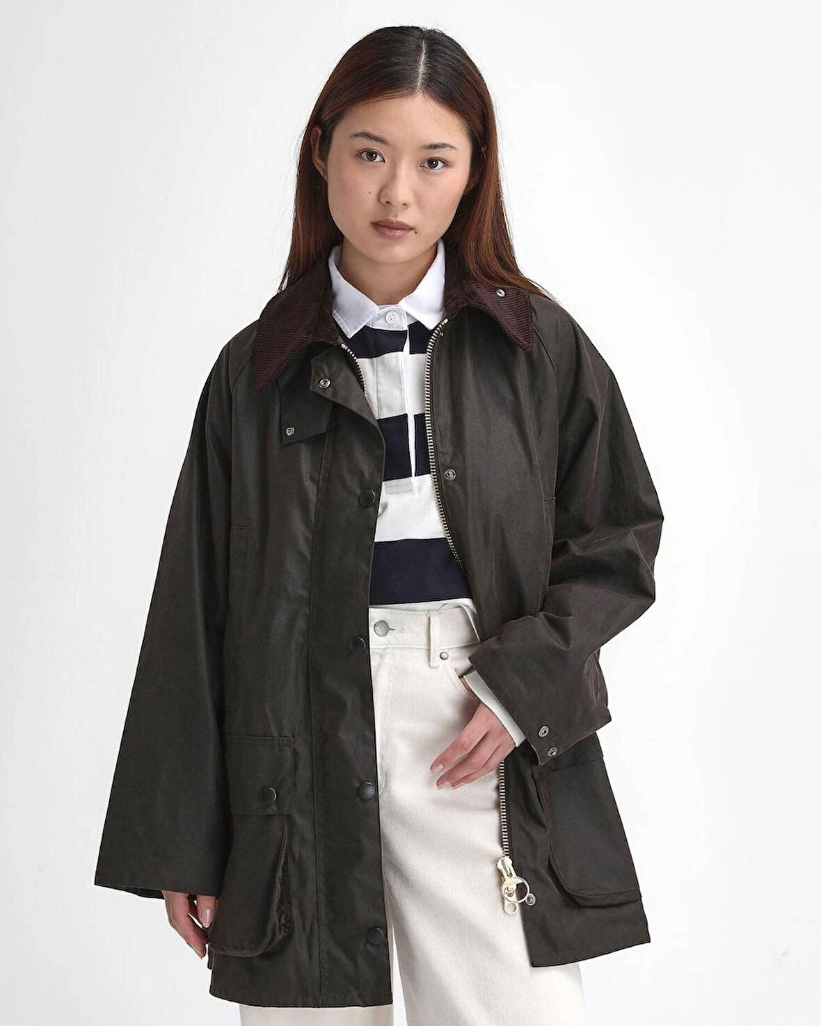 KADIN BARBOUR YAĞLI CEKET / MONT