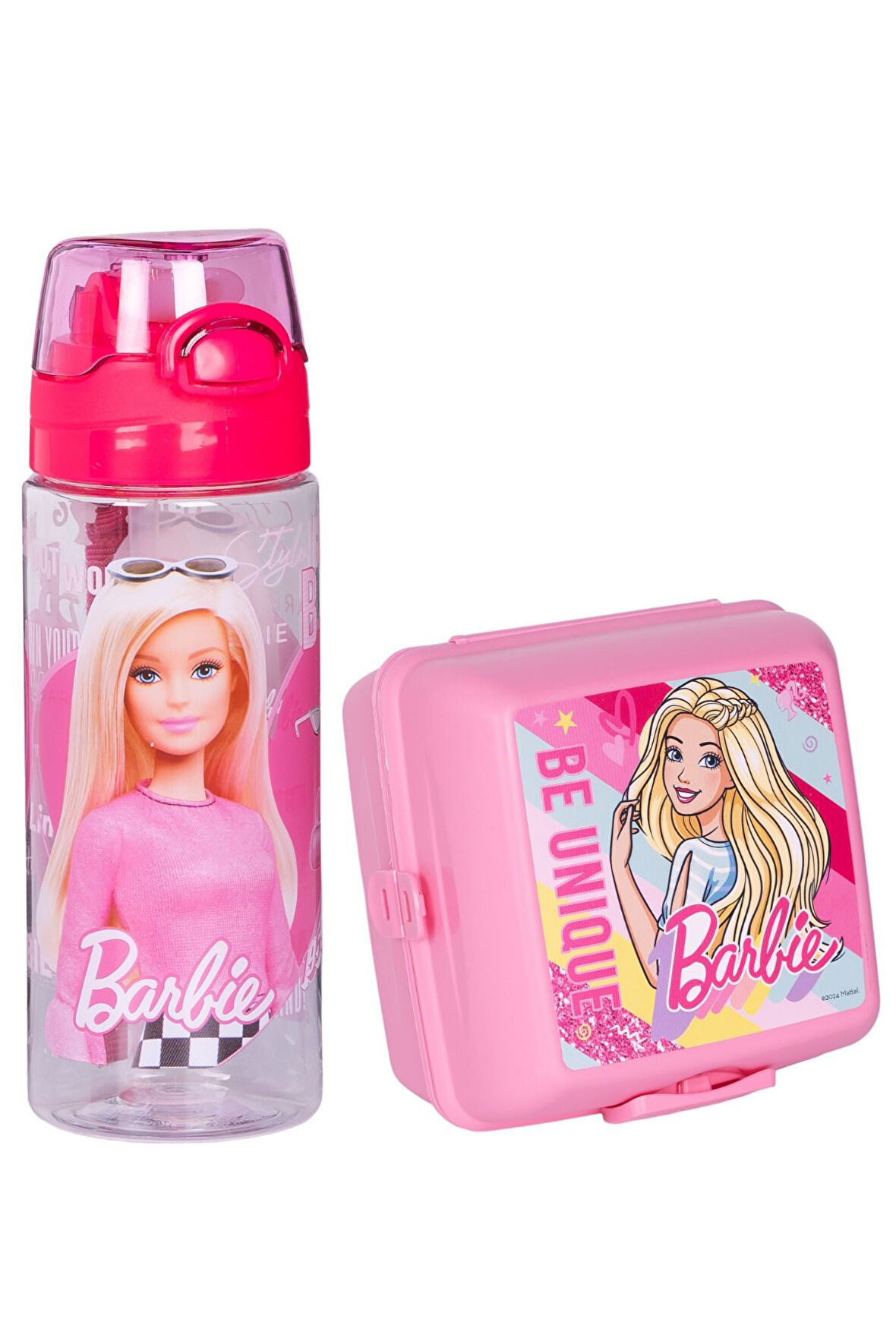 Barbie 500 ml Matara-suluk ve Beslenme Kutusu