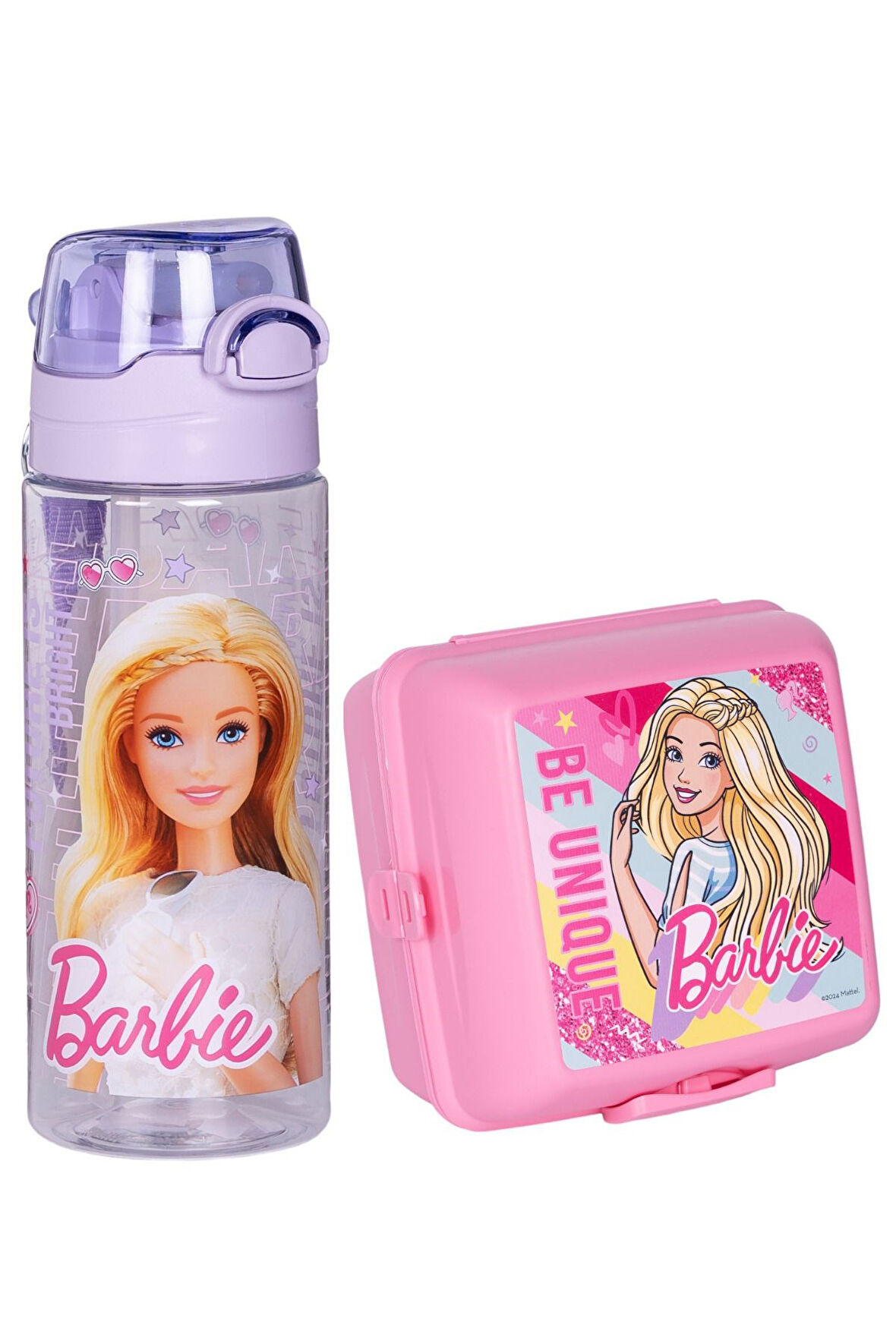 Barbie 500 ml Matara-suluk ve Beslenme Kutusu