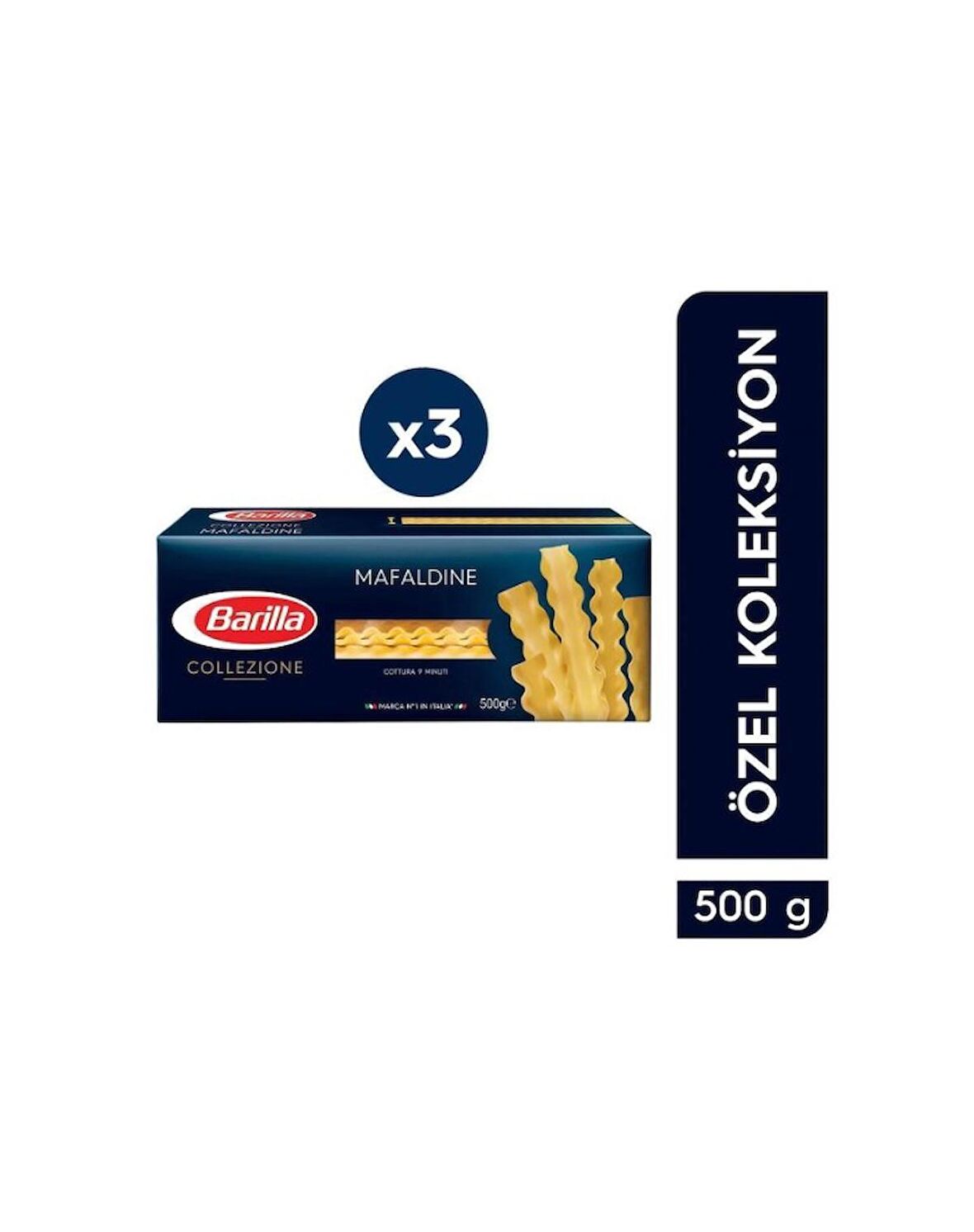 Mafaldine Makarna 500 G. 3'lü