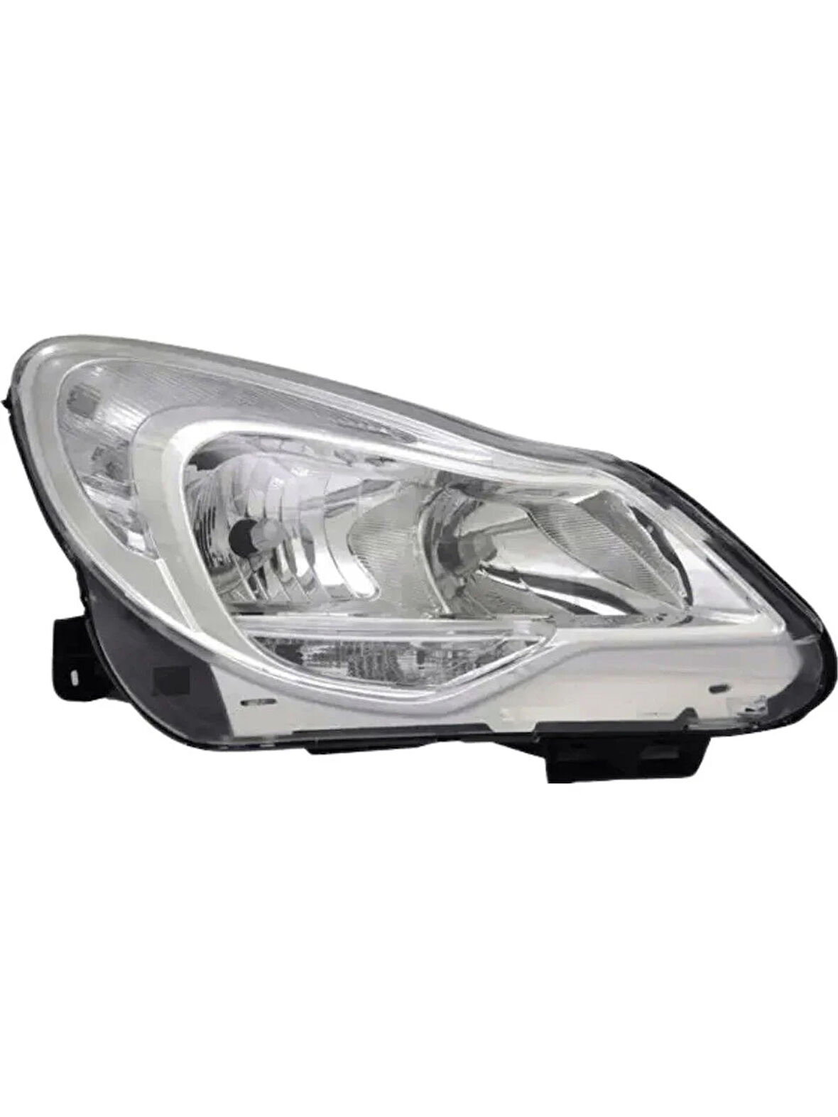 Opel Corsa D 2011-2015 Sağ Krom Motorlu Far