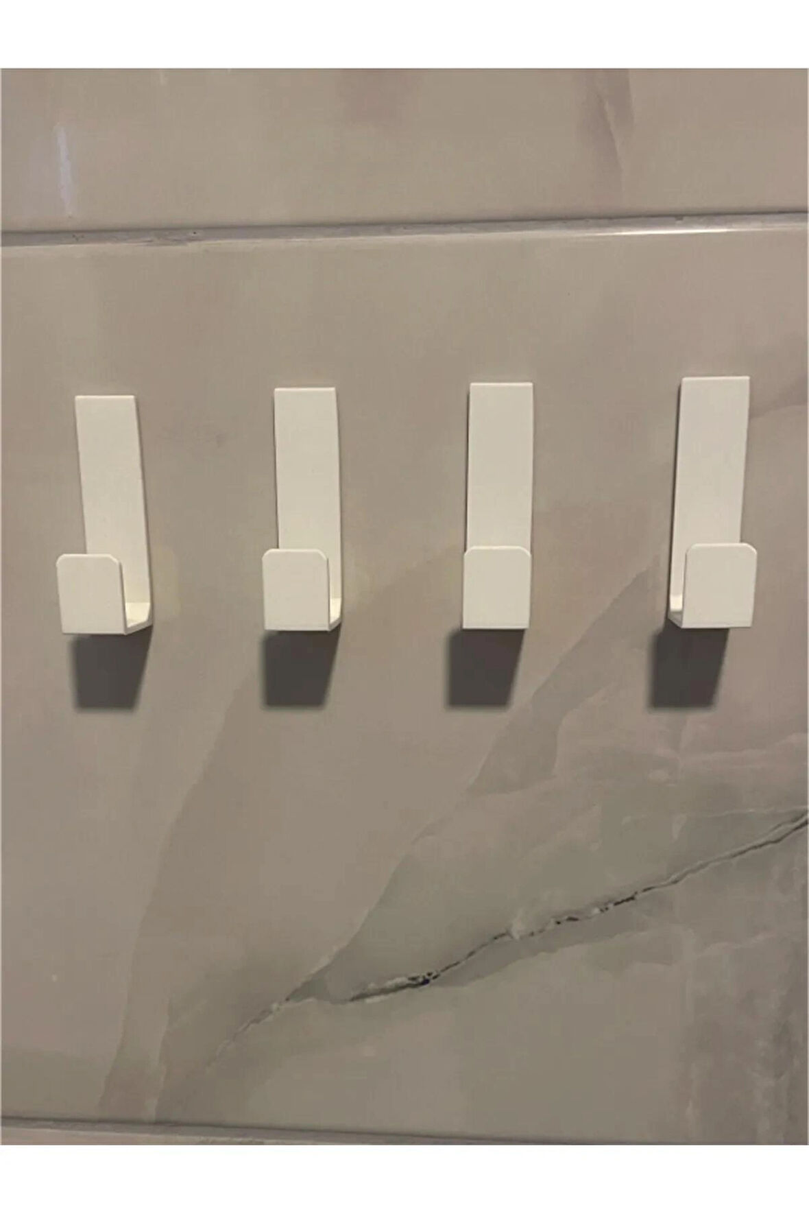 4lü Güçlü Yapışkanlı Askılık Bornoz Askılığı Kapı Arkası Mutfak Banyo Askılığı Havlu Askılık