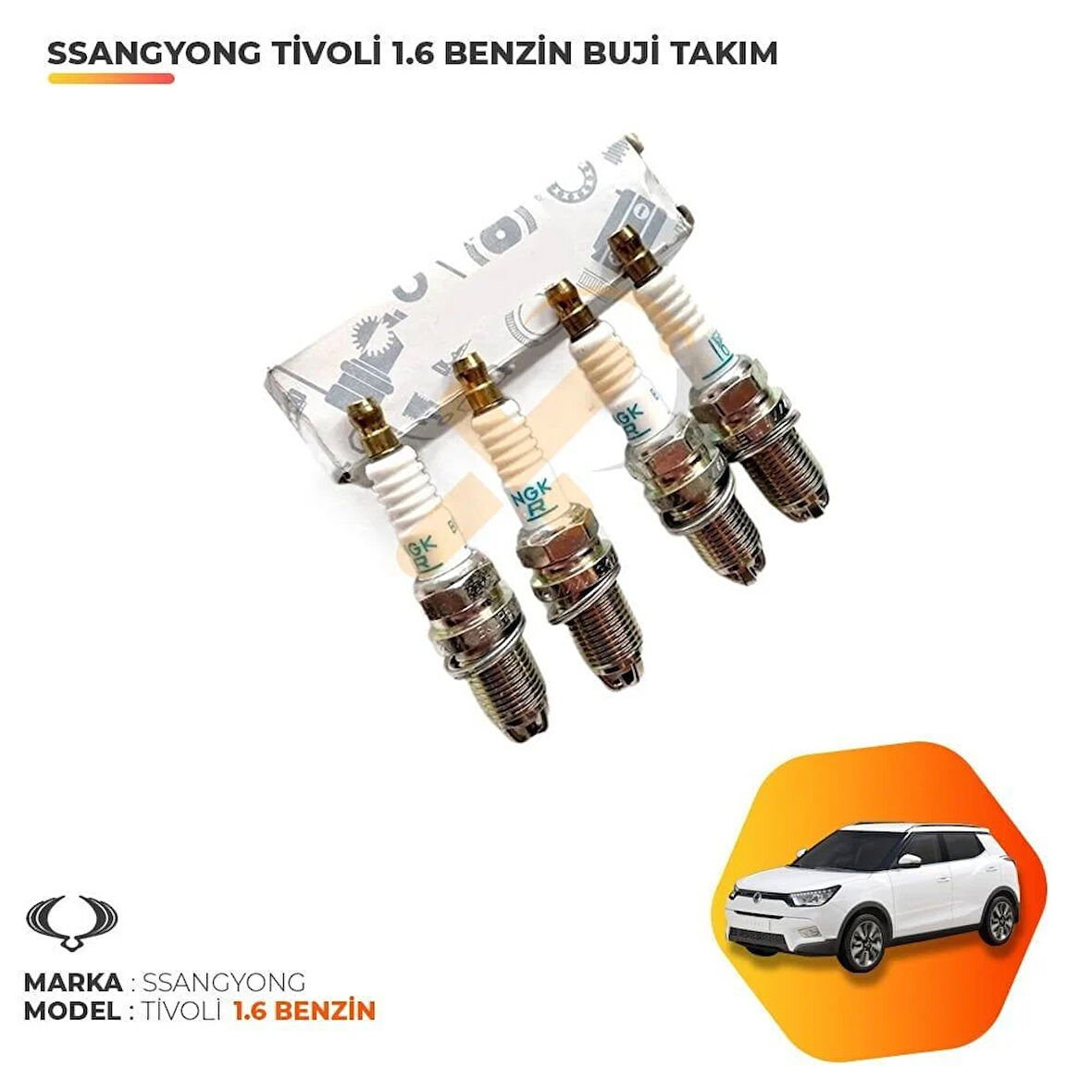 Peugeot C3 C4 C5 C8 206 307 407 807 Citroen C4 C5 C8 Xsara Hyundai Sonata Santa Fe Nissan Micra Primera 1.6 2.0 16V 2000 Sonrası Ateşleme Bujisi