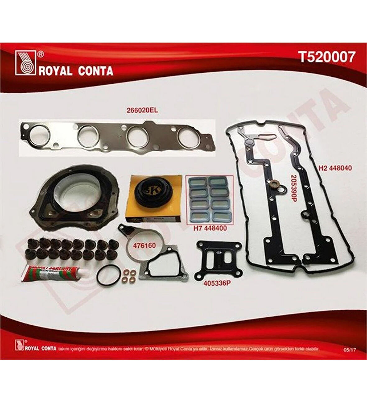 Ford Transit Ranger 2.4 2000 Sonrası Egzoz Manifold Contası
