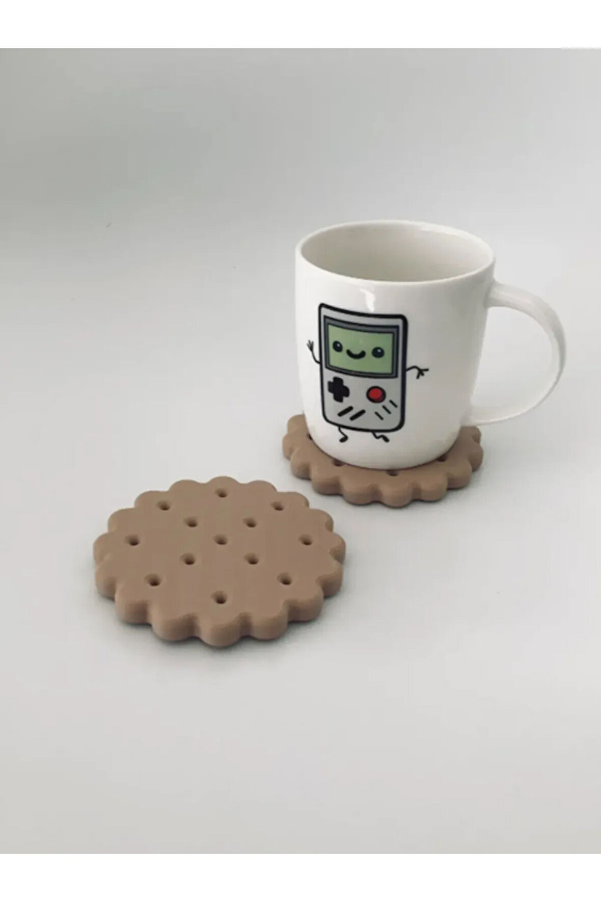 Just3dprintings Kurabiye Bardak Altlığı Seti 2'li