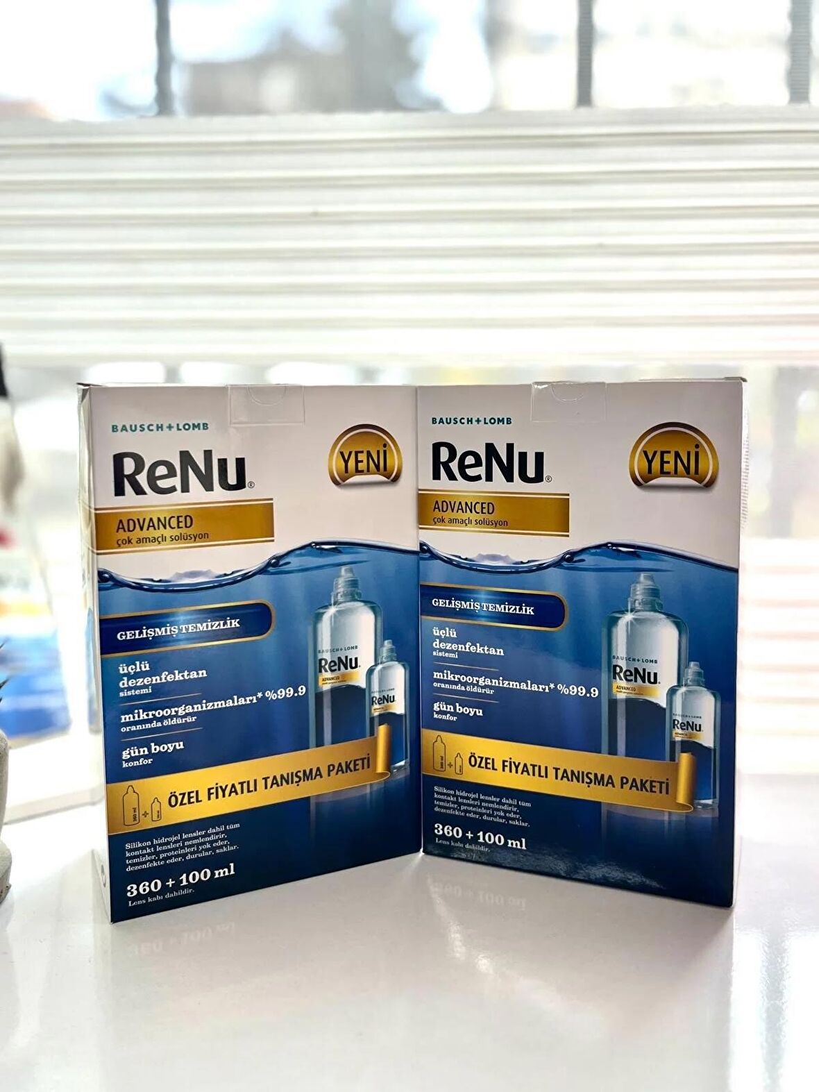 Bausch+Lomb Renu Çok Amaçlı Solusyon Avantajlı Paket 360+100ml 2'li Set