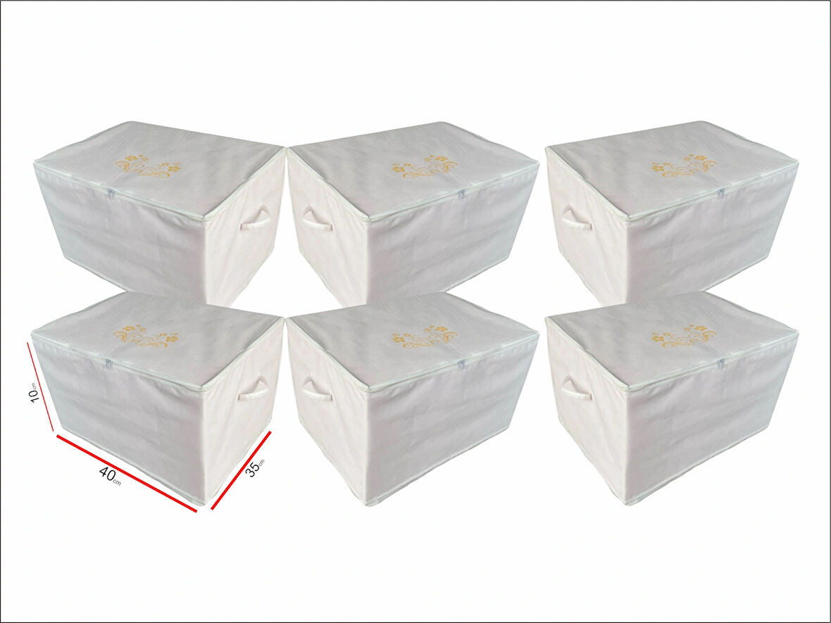 PİNABAH 6 ADET BAVUL İÇİ DÜZENLEYİCİ ORGANİZER HURÇ (40x35x10)
