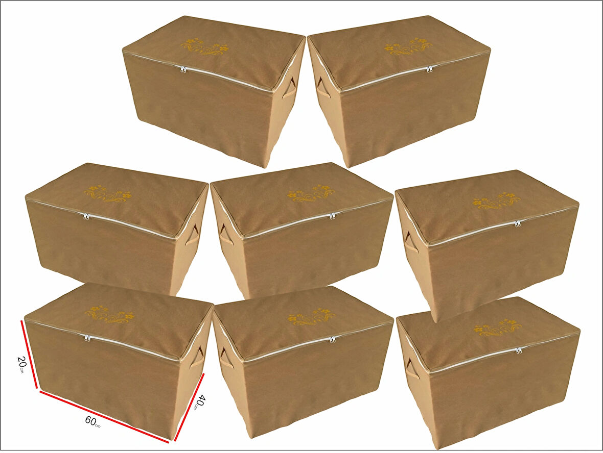 PİNABAH 8 ADET BAVUL İÇİ DÜZENLEYİCİ ORGANİZER HURÇ (40x35x10)