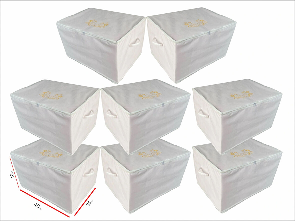 PİNABAH 8 ADET BAVUL İÇİ DÜZENLEYİCİ ORGANİZER HURÇ (40x35x10)