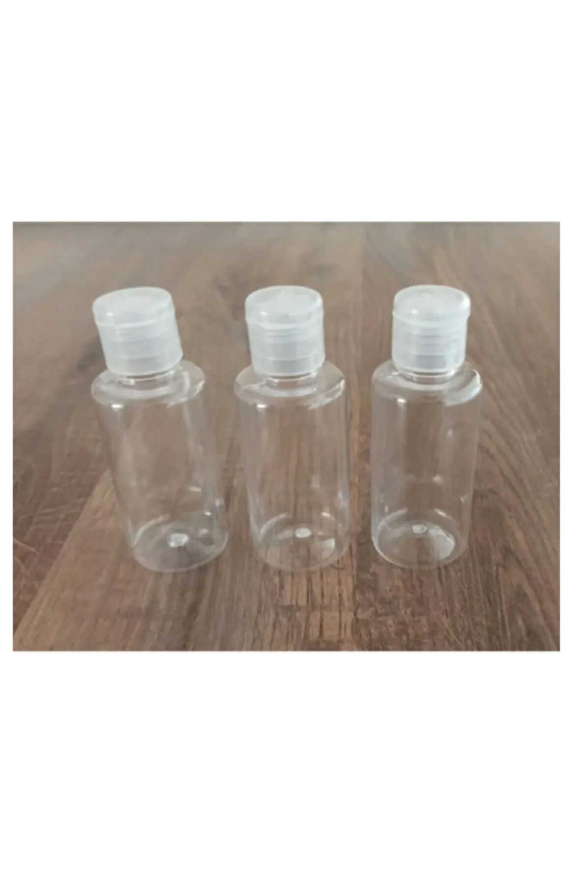 50 Ml Boş Fliptop Kapaklı Şişe Likit Mürekkep Kolonya Dezenfektan Şişesi 10 Adet