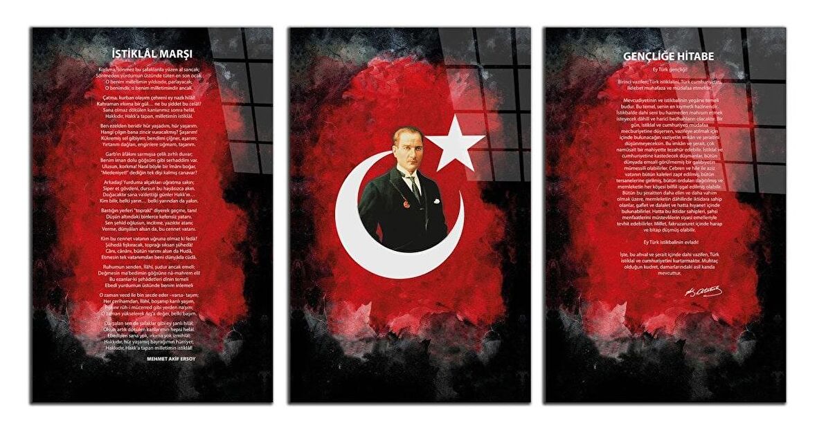 Atatürk - İstiklal Marşı - Gençliğe Hitabe3 (Toplam 3 parça)