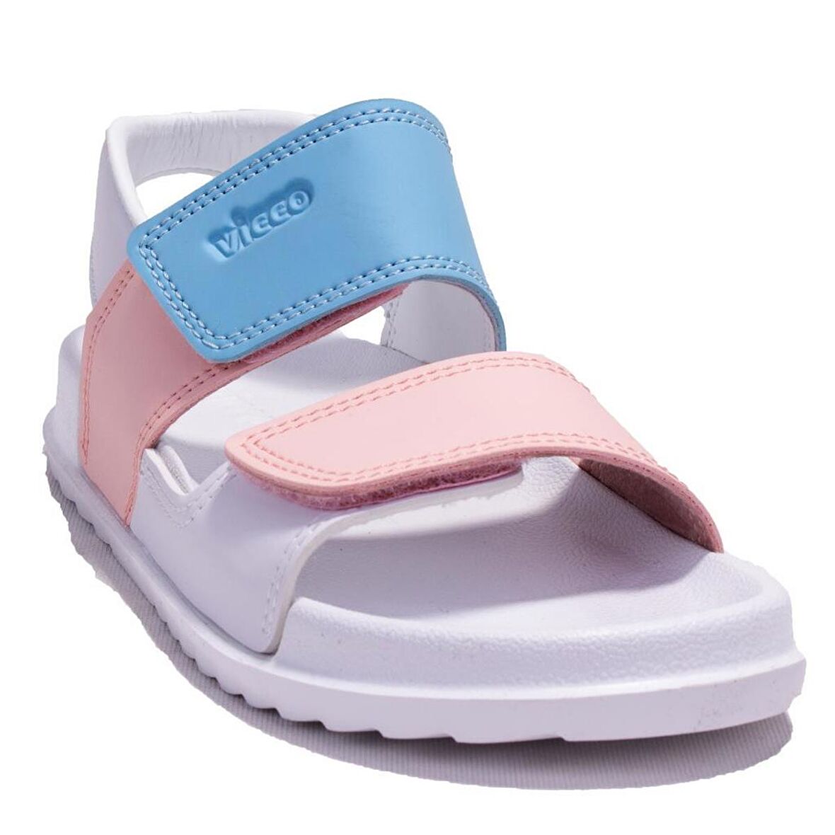 Vicco Krixi 321F23Y252B Beyaz Pembe Ortopedik Günlük Kız Çocuk Spor Sandalet