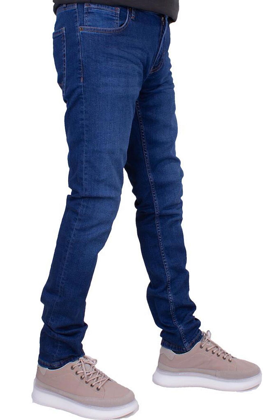 Twister PanamaBB 745 Mavi Düşük Bel Dar Paça Erkek Jeans Pantolon