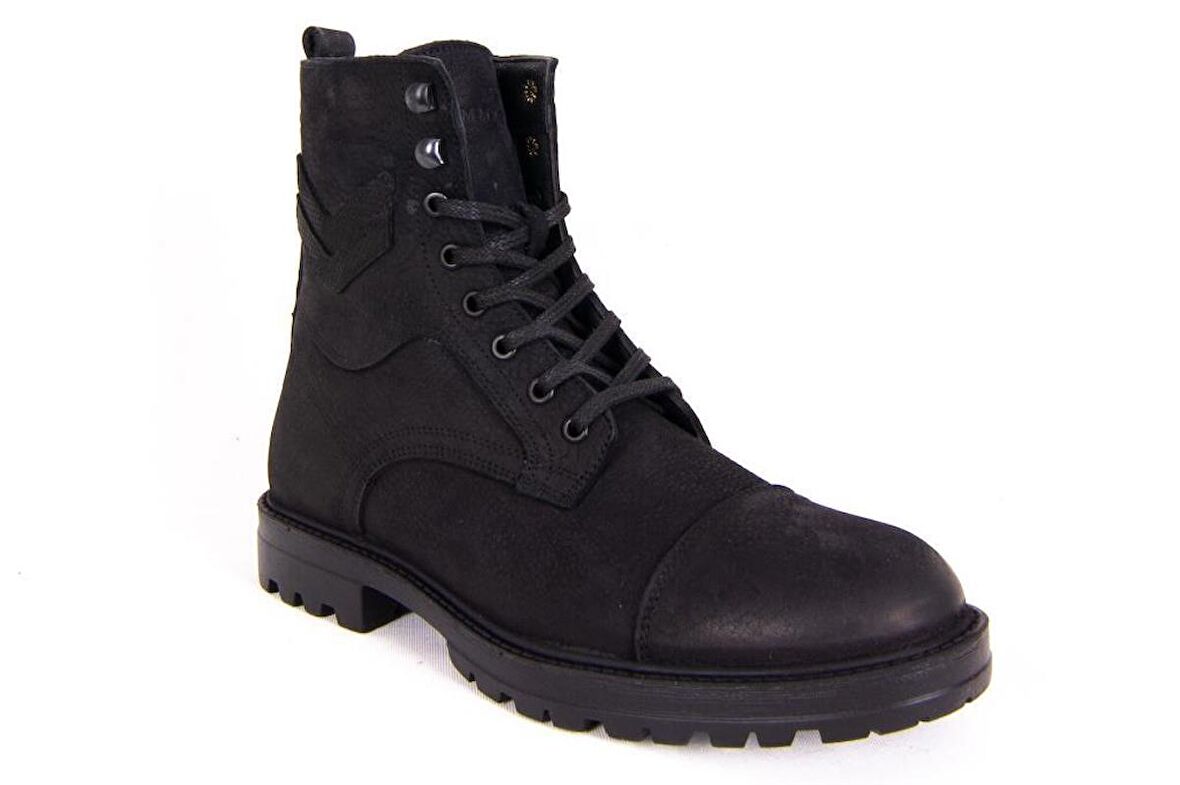 Hammer jack 10217640 Siyah Ortopedik Günlük Deri Erkek Bot