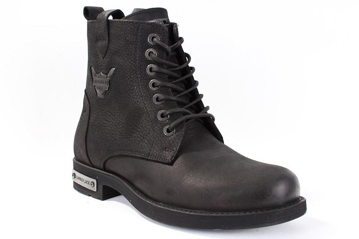 Hammer Jack 10215200 Siyah Ortopedik Günlük Erkek Deri Bot