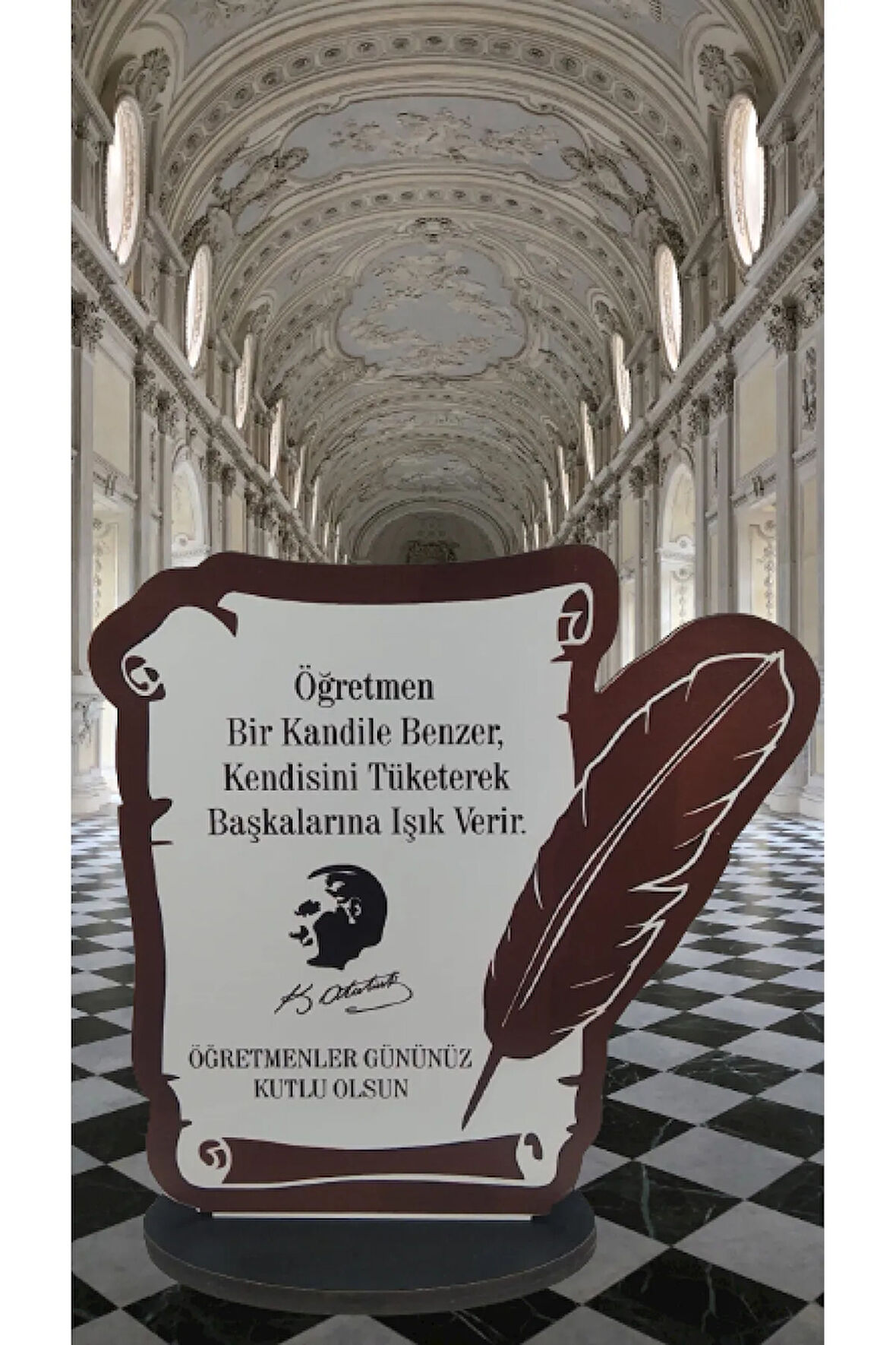 Öğretmenler Günü Kutlu Olsun Özel Tasarımlı Biblo