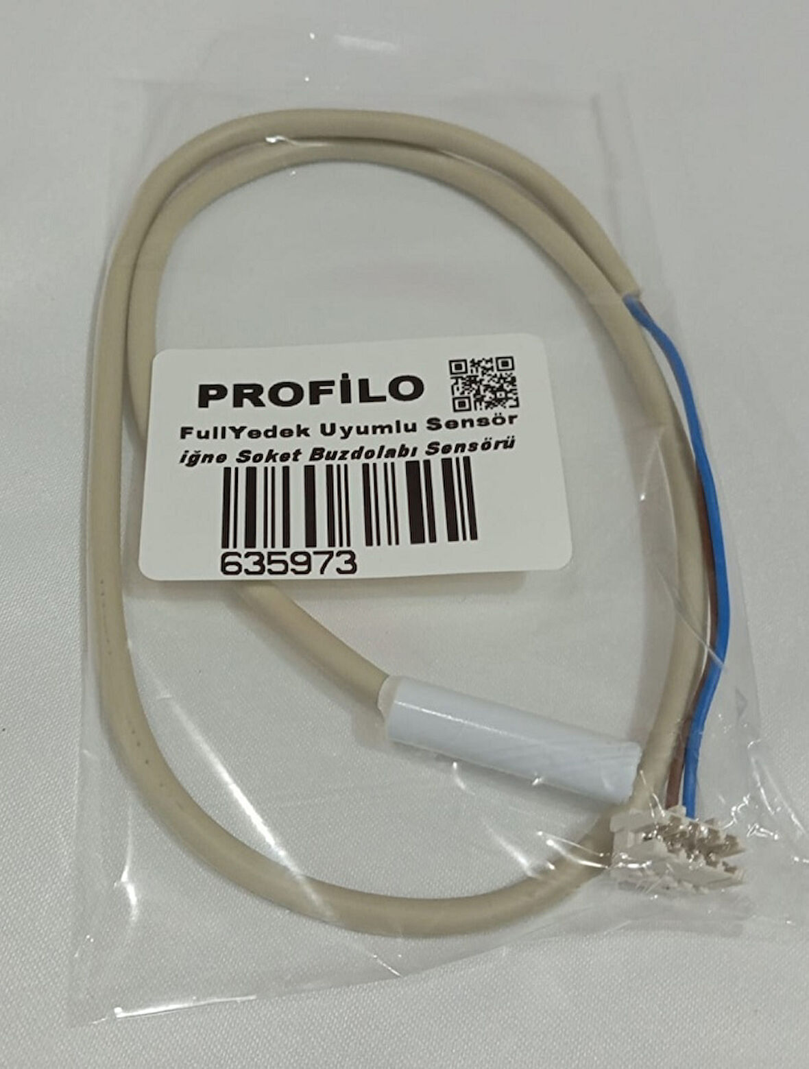 Profilo Uyumlu Buzdolabı 635973 Sensör ,  Kablo Ucu iğne Soket Sensör