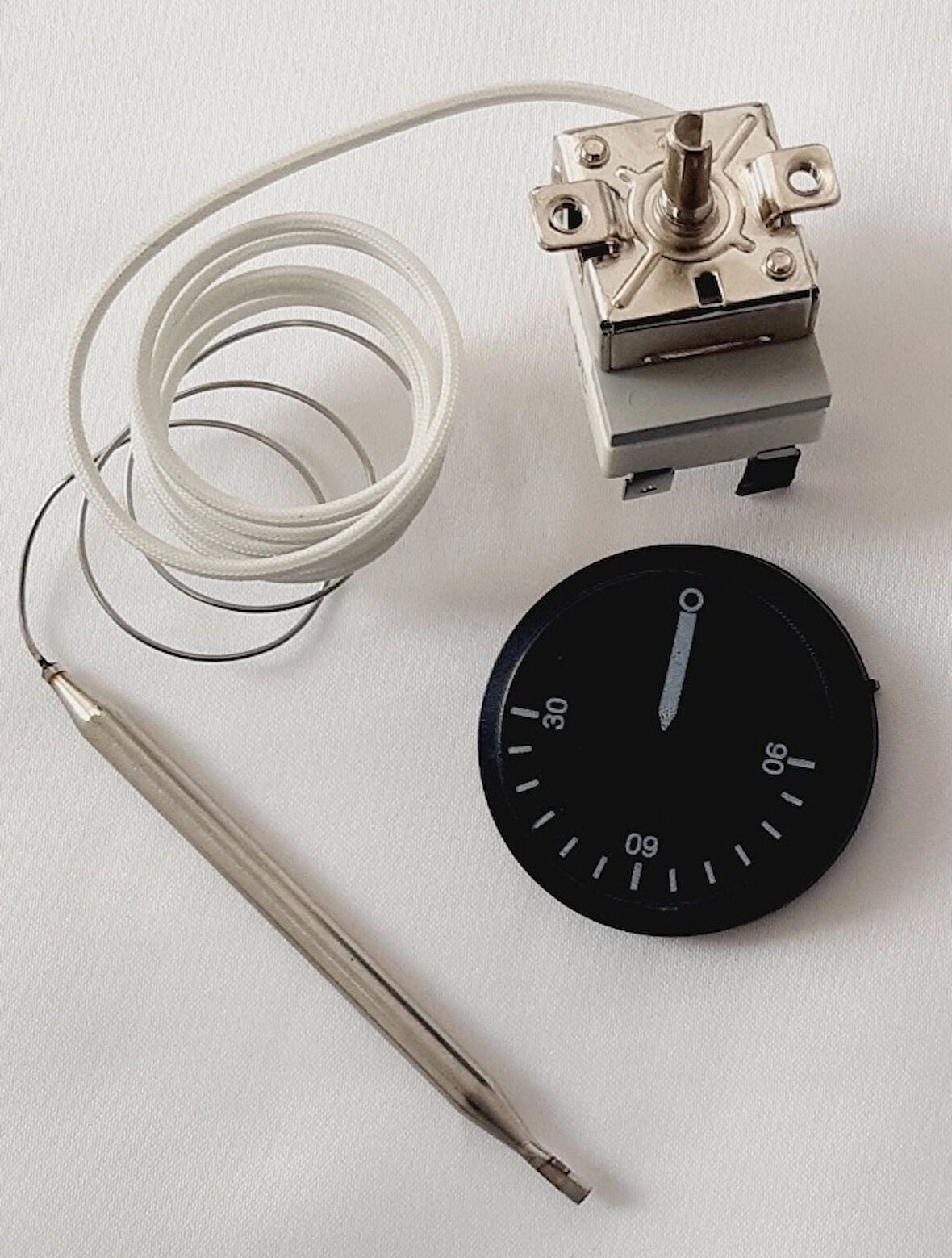 Elektrikli Termosifon Şofben Termostat ,  90 Derece Ayar Otomatik Termostatı