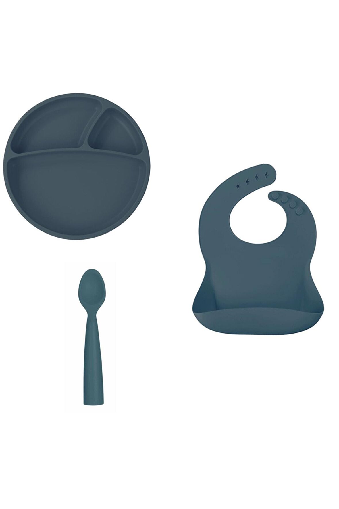 Porsiyon Set Deep Blue(tabak+basic Önlük+nam Nam)