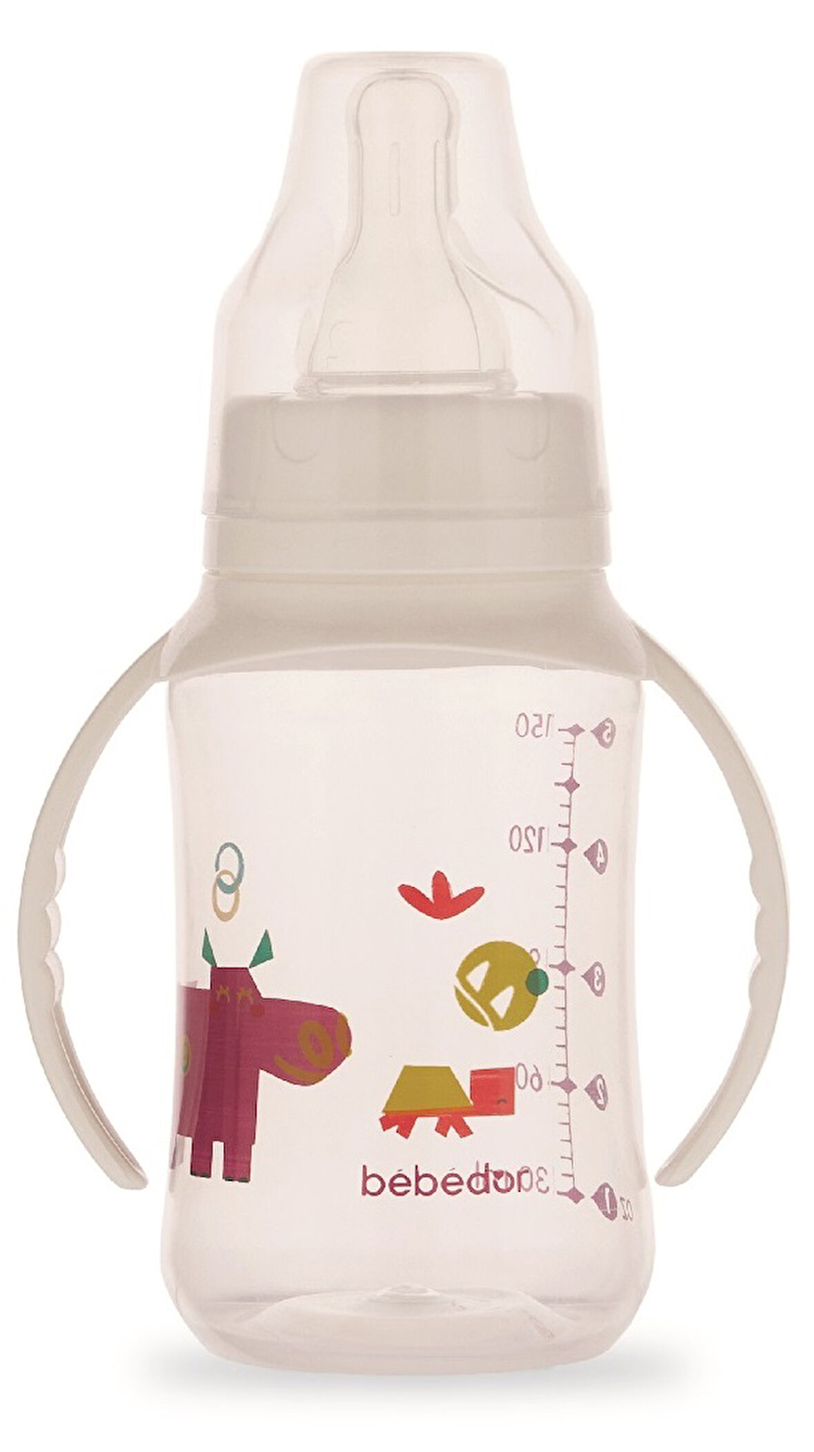 Bebedor Kulplu PP Biberon 150ML (Kod:76302) - Mor