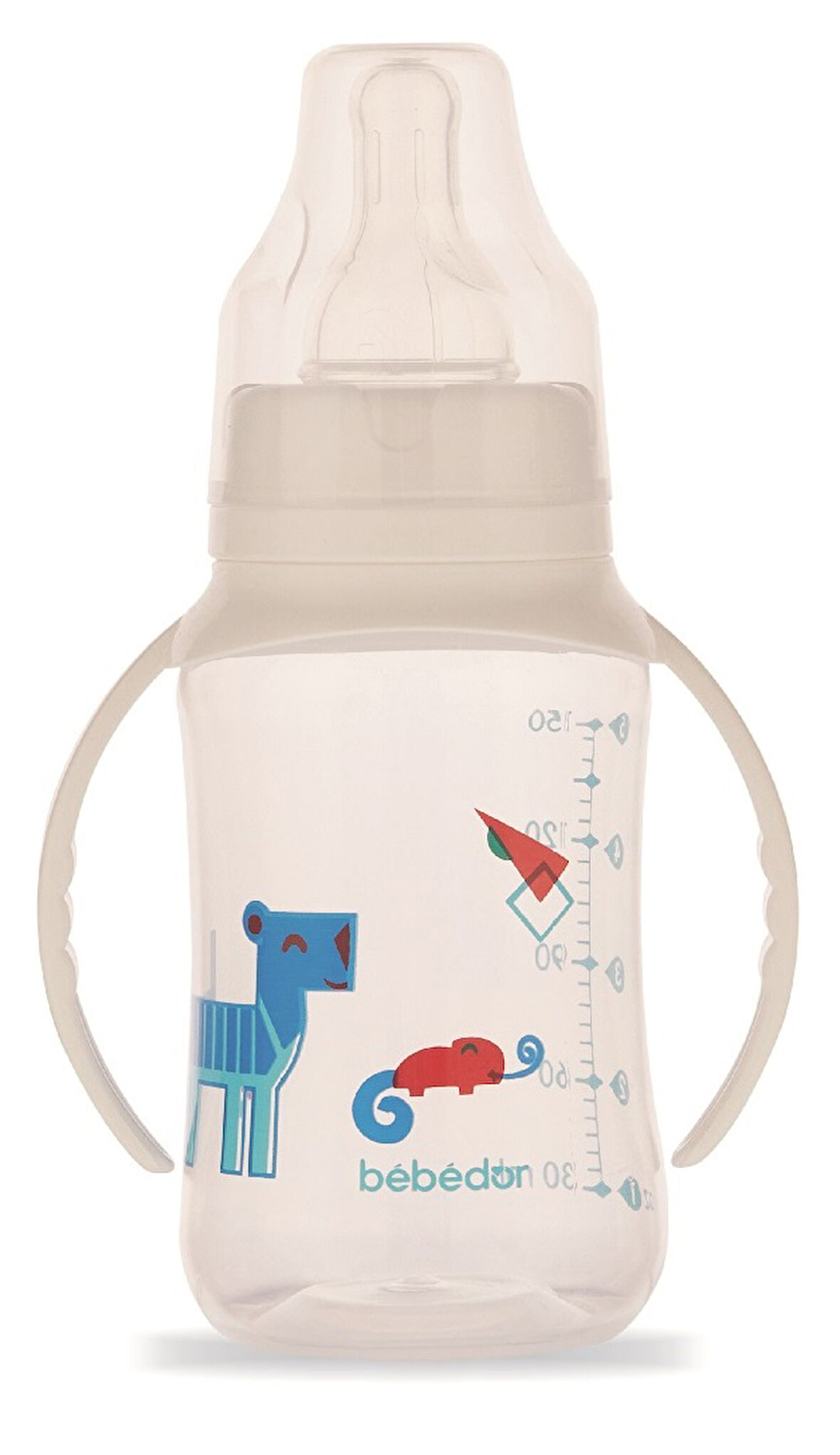 Bebedor Kulplu PP Biberon 150ML (Kod:76302) - Mavi