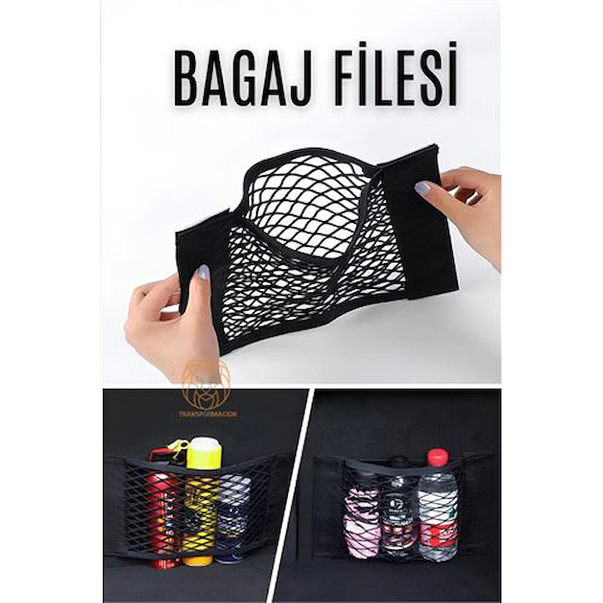 Oto Bagaj Filesi Cırtlı Ceplikli Bagaj Filesi